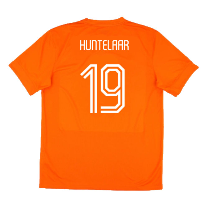 Holland 2014-15 Home Shirt (Good) (Huntelaar 19)-Football Jersey Hub