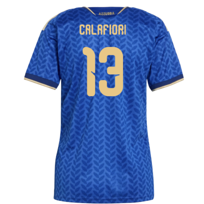 2026-2027 Italy Home Shirt (Womens) (Calafiori 13)-Football Jersey Hub