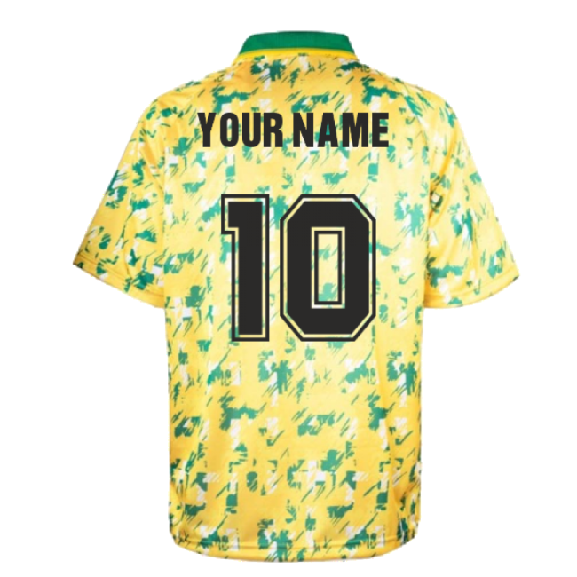 Norwich City 1993 Home Retro Shirt (Your Name)-Football Jersey Hub