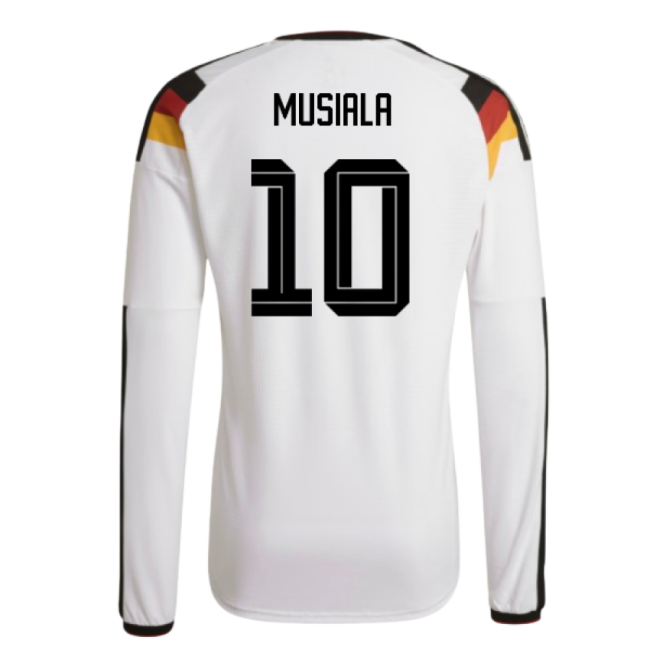 2026-2027 Germany Authentic Long Sleeve Home Shirt (Musiala 10)-Football Jersey Hub