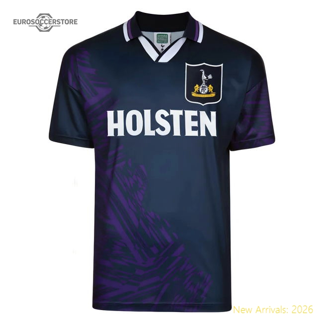 Score Draw Tottenham Hotspur 1994 Away Retro Football Shirt-Football Jersey Hub