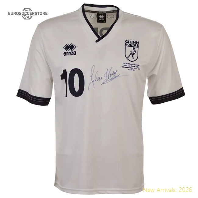 Glenn Hoddle Limited Edition Signed Football Shirt-Football Jersey Hub