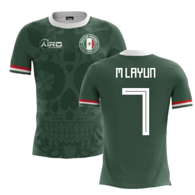 2025-2026 Mexico Home Concept Football Shirt (M.Layun 7)-Football Jersey Hub