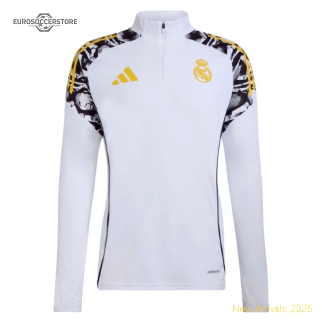 2025-2026 Real Madrid Avengers Training Top (White)-Football Jersey Hub