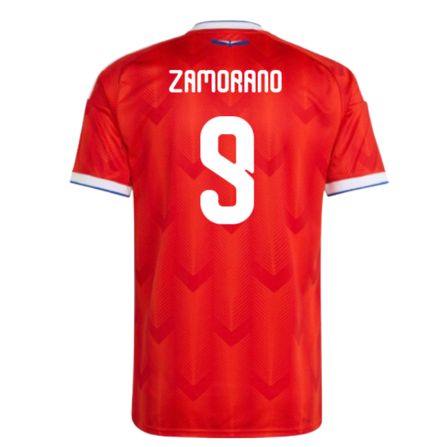 2026-2027 Chile Home Shirt (Zamorano 9)-Football Jersey Hub