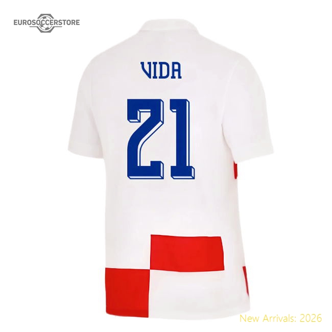 2024-2025 Croatia Home Shirt (Vida 21)-Football Jersey Hub