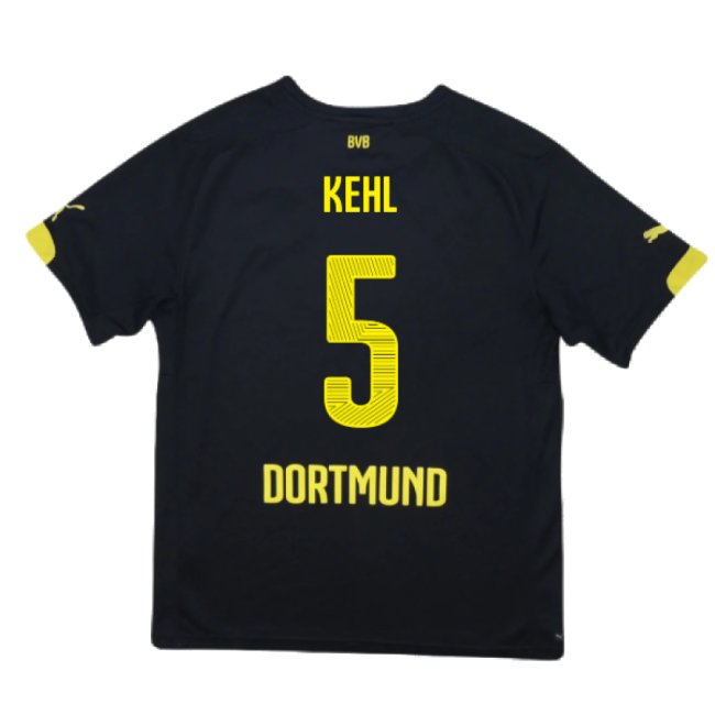 Borussia Dortmund 2014-16 Away Shirt ((Very Good) S) (Kehl 5)-Football Jersey Hub