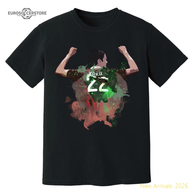 Kaka AC Milan Art T-Shirt (Black)-Football Jersey Hub