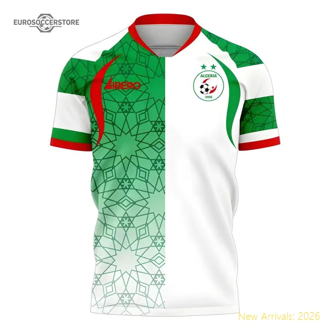 Algeria 2025-2026 Home Concept Football Kit (Libero)-Football Jersey Hub