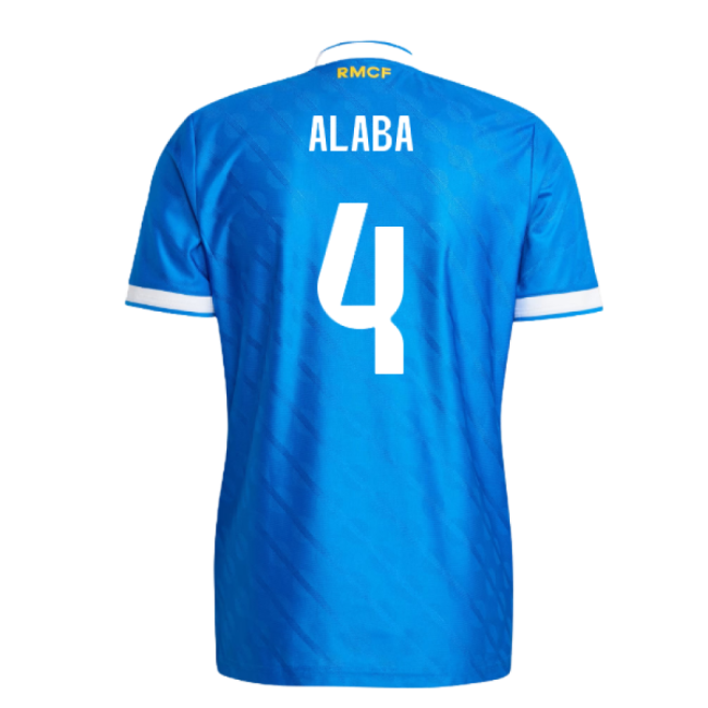 2025-2026 Real Madrid Authentic Third Shirt (Alaba 4)-Football Jersey Hub
