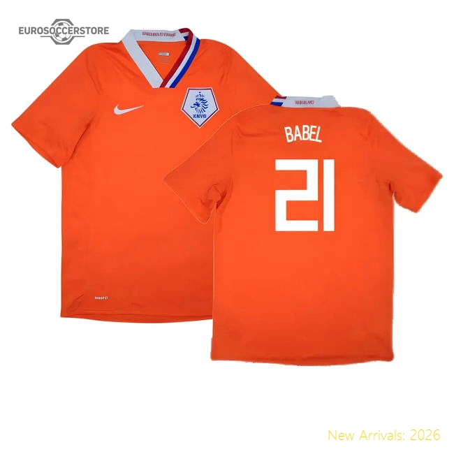 Holland 2008-10 Home Shirt ((Excellent) M) (Babel 21)-Football Jersey Hub
