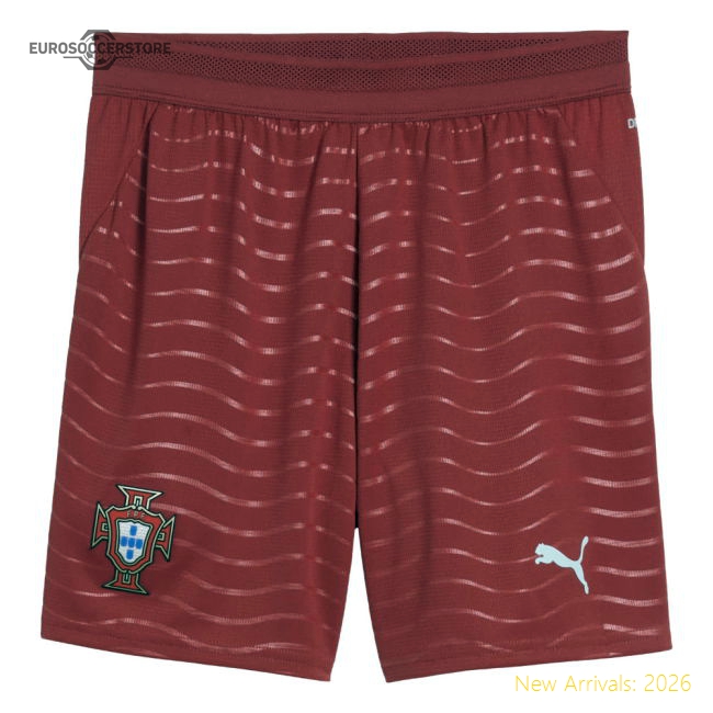 2026-2027 Portugal Home Shorts (Red) - Kids-Football Jersey Hub