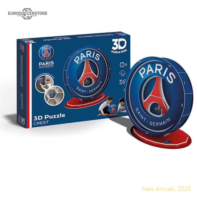 Paris Saint Germain FC 3D Crest Puzzle-Football Jersey Hub