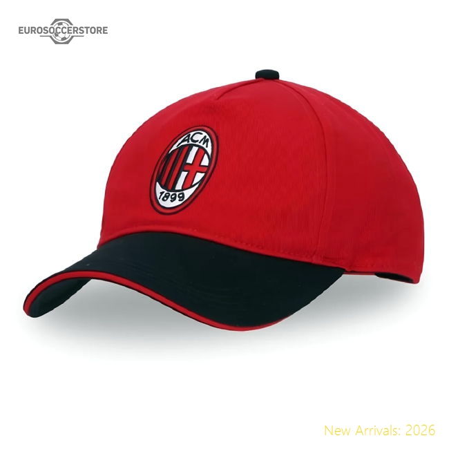2019-2020 AC Milan Puma Training Cap (Red)-Football Jersey Hub