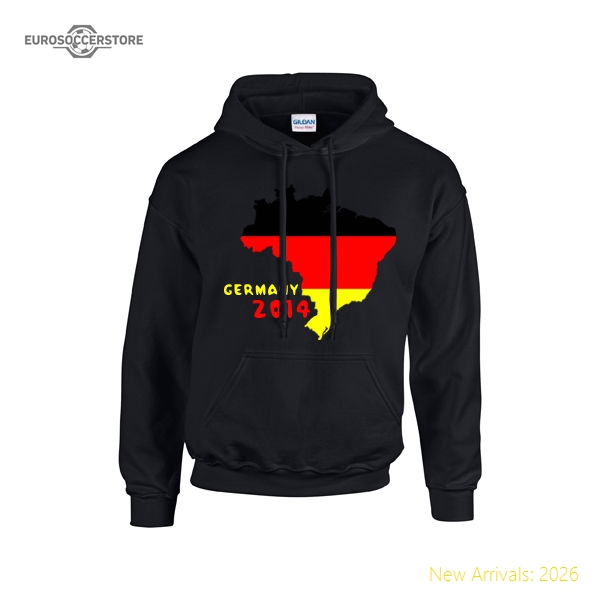 Germany 2014 Country Flag Hoody (black)-Football Jersey Hub