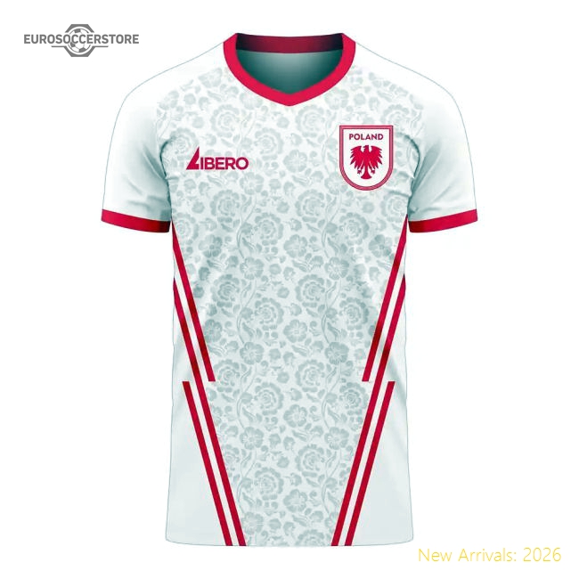 Poland 2025-2026 Home Concept Football Kit (Libero) (Your Name)-Football Jersey Hub
