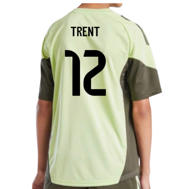 2025-2026 Real Madrid Training Jersey (Almost Lime) - Kids (Trent 12)-Football Jersey Hub