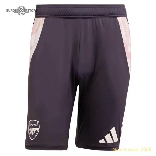 2024-2025 Arsenal Training Shorts (Aurora Black)-Football Jersey Hub