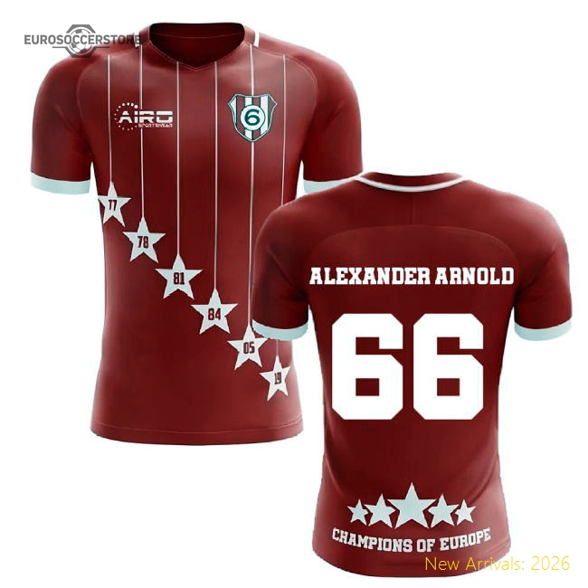 2025-2026 Liverpool 6 Time Champions Concept Football Shirt (Alexander Arnold 66)-Football Jersey Hub