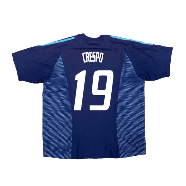 Argentina 2002-04 Away Shirt ((Excellent) XL) (Crespo 19)-Football Jersey Hub