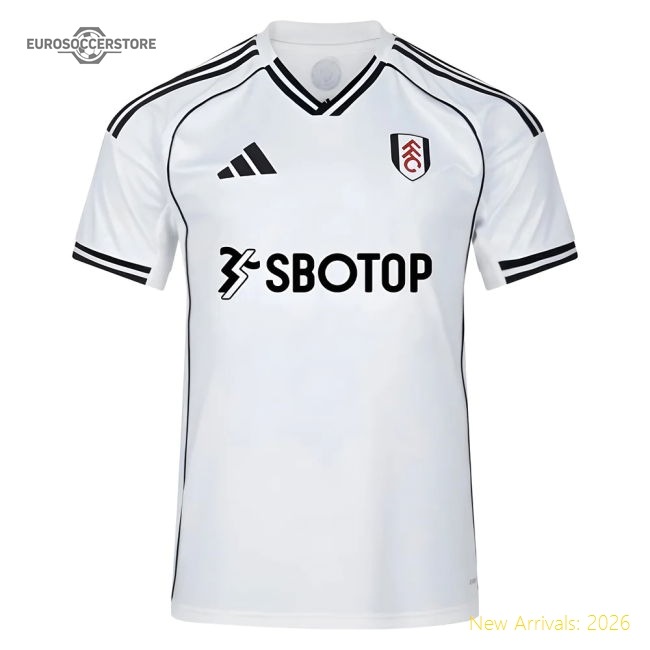 2025-2026 Fulham Home Shirt-Football Jersey Hub