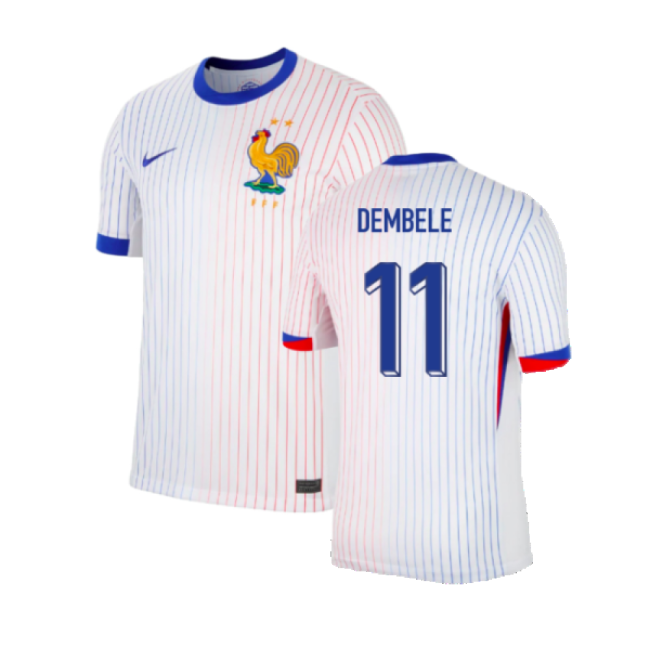 2024-2025 France Away Shirt (Dembele 11)-Football Jersey Hub