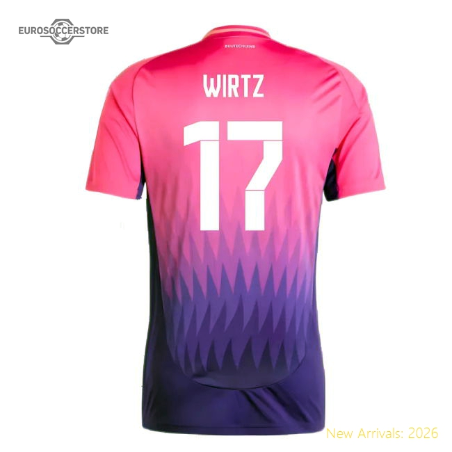 2024-2025 Germany Away Shirt (Wirtz 17)-Football Jersey Hub