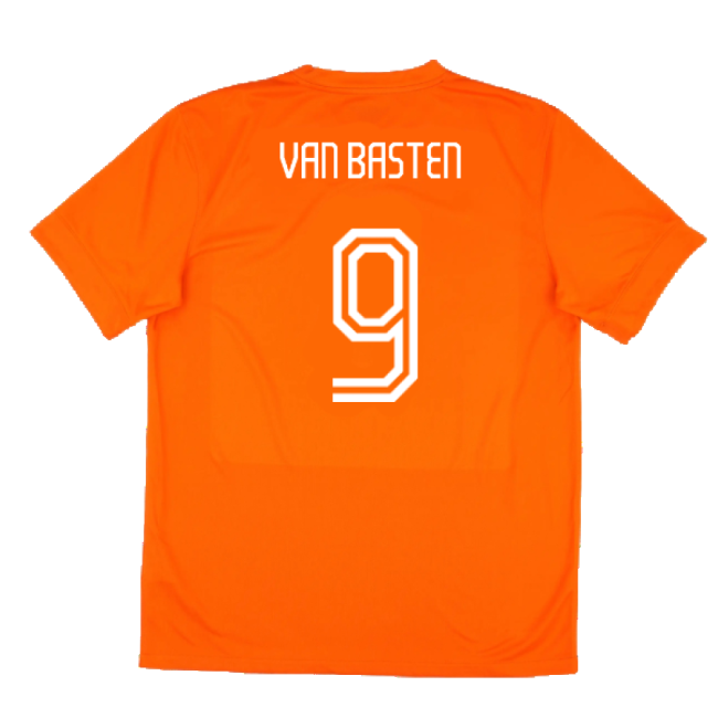 Holland 2014-15 Home Shirt (Good) (Van Basten 9)-Football Jersey Hub