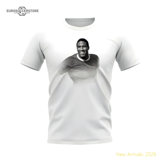 John Barnes Liverpool Legend T-Shirt (White)-Football Jersey Hub
