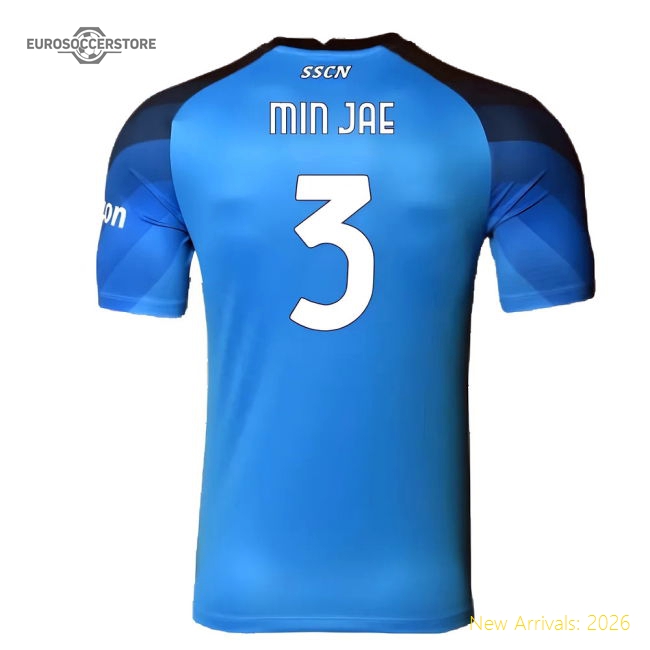 Napoli 2022-23 Player Issue Home Shirt (3XL) (Min Jae 3) (Excellent)-Football Jersey Hub
