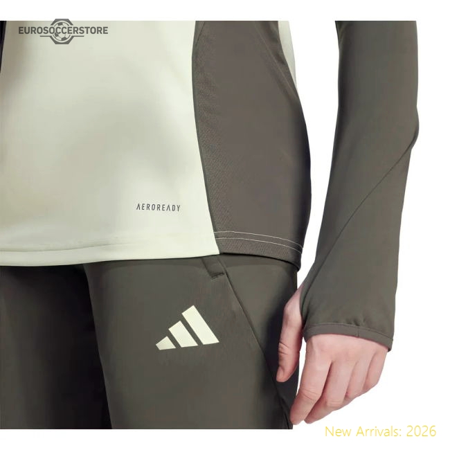 2025-2026 Real Madrid Training Top (Almost Lime) - Womens-Football Jersey Hub