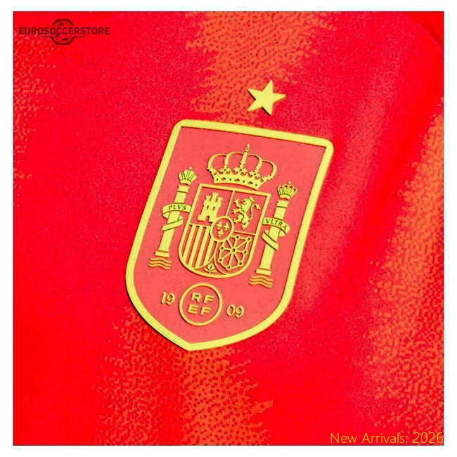 2024-2025 Spain Long Sleeve Home Shirt-Football Jersey Hub