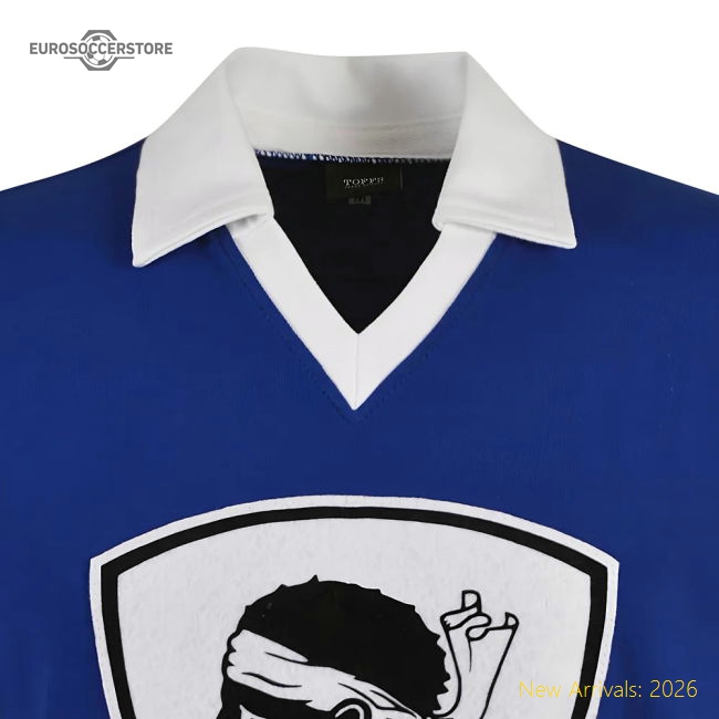 Bastia 1980s Retro Football Shirt-Football Jersey Hub