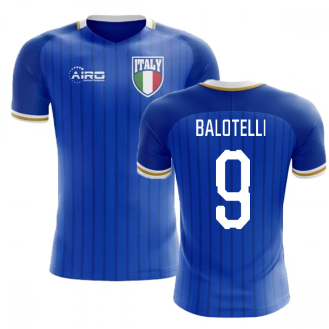 2025-2026 Italy Home Concept Football Shirt (Balotelli 9)-Football Jersey Hub