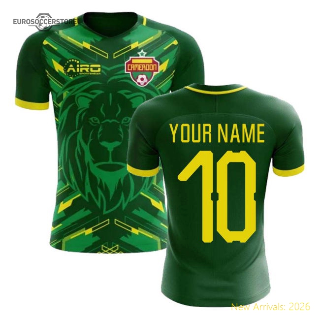 2025-2026 Cameroon Home Concept Football Shirt (Your Name) -Kids-Football Jersey Hub