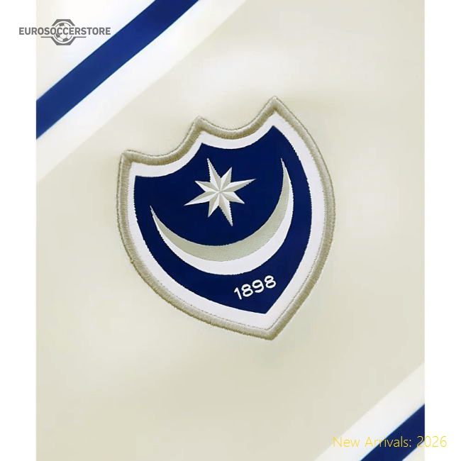 2025-2026 Portsmouth Away Shirt (Kids)-Football Jersey Hub