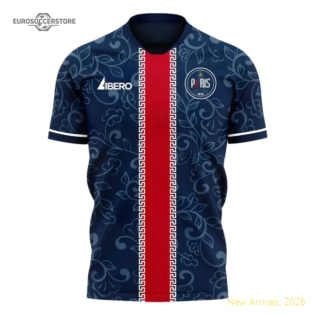 Paris 2025-2026 Home Concept Football Kit (Libero)-Football Jersey Hub