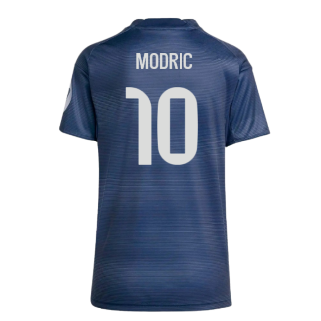 2025-2026 Real Madrid Authentic Away Shirt (Womens) (Modric 10)-Football Jersey Hub