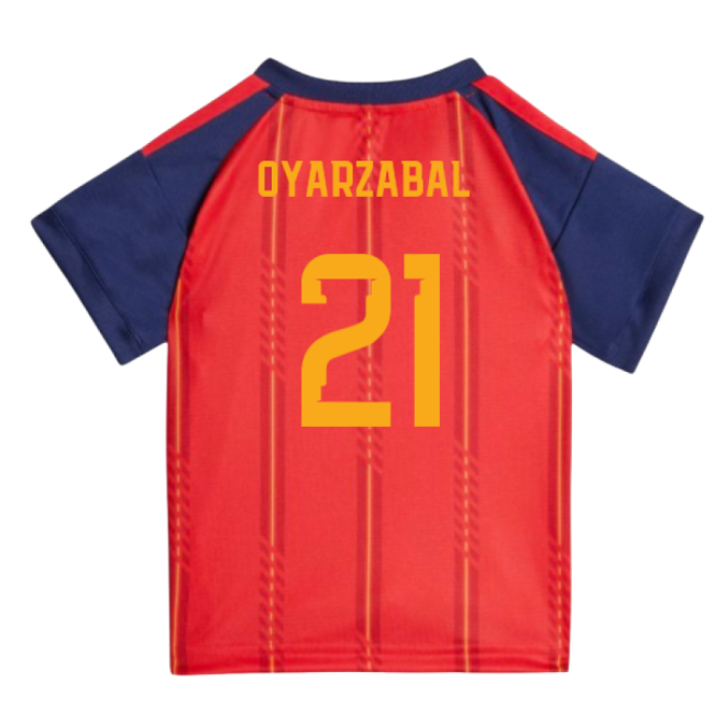2026-2027 Spain Home Baby Kit (Oyarzabal 21)-Football Jersey Hub