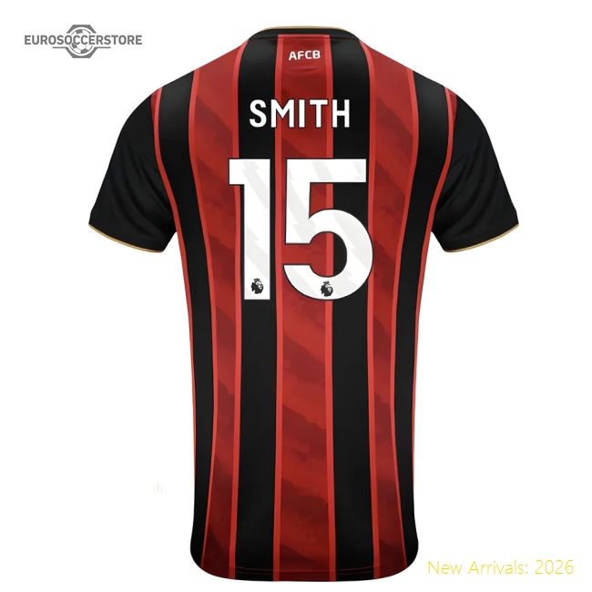 2025-2026 Bournemouth Home Shirt (Smith 15)-Football Jersey Hub