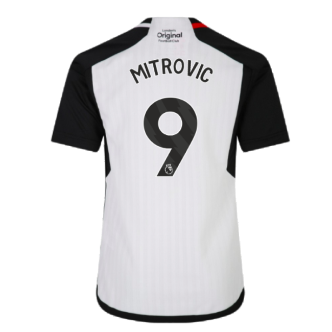 2023-2024 Fulham Home Shirt (Kids) (Mitrovic 9)-Football Jersey Hub