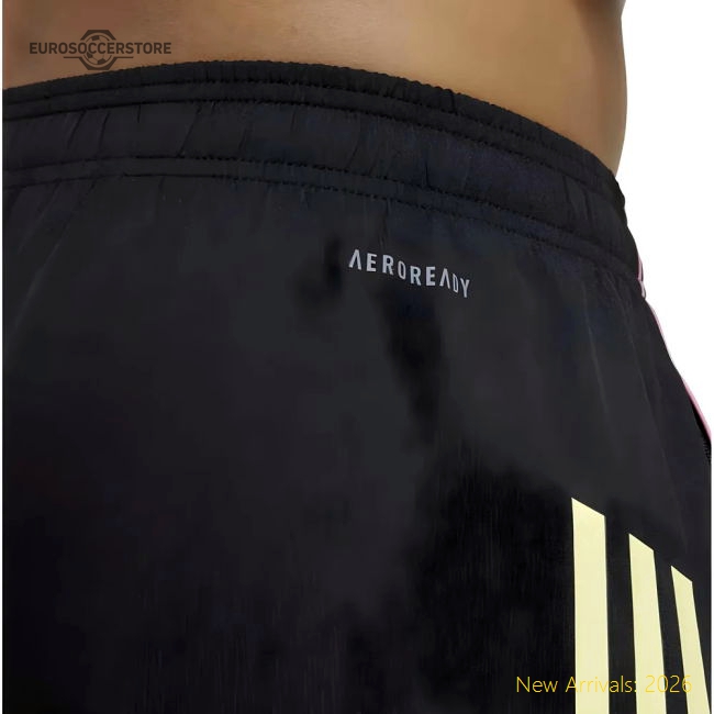 2025-2026 Juventus Downtime Shorts (Black)-Football Jersey Hub