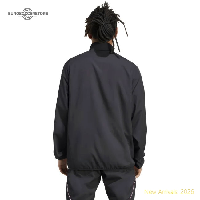 2025-2026 Juventus Presentation Jacket (Black)-Football Jersey Hub