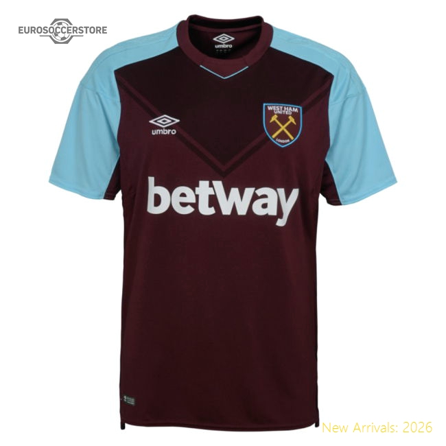 2017-2018 West Ham Home Shirt-Football Jersey Hub