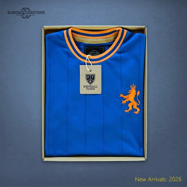 Vintage Holland De Leeuw Away SSoccer Jersey-Football Jersey Hub