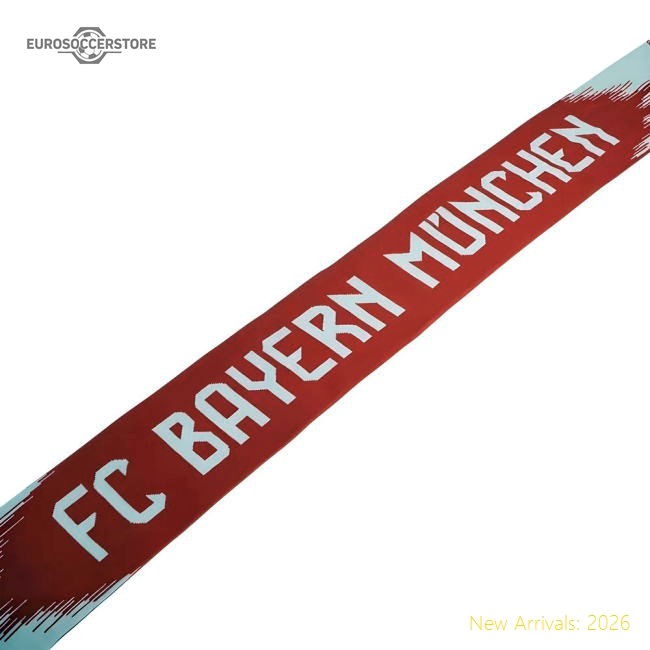 2025-2026 Bayern Munich Scarf (Red)-Football Jersey Hub