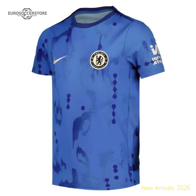 2024-2025 Chelsea Home Pre-Match Shirt (Blue) - Kids (Palmer 20)-Football Jersey Hub