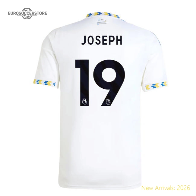 2025-2026 Leeds United Home Shirt (Joseph 19)-Football Jersey Hub