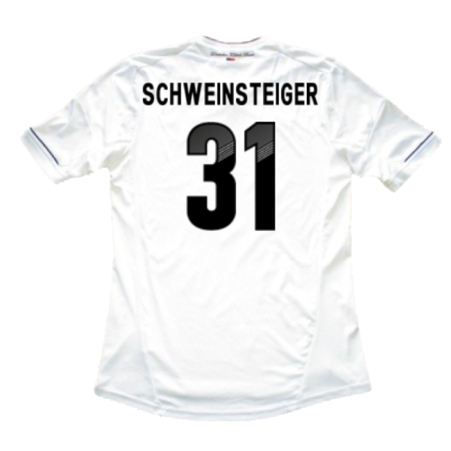 Germany 2012-13 Home Shirt ((Very Good) XXL) (Schweinsteiger 31)-Football Jersey Hub