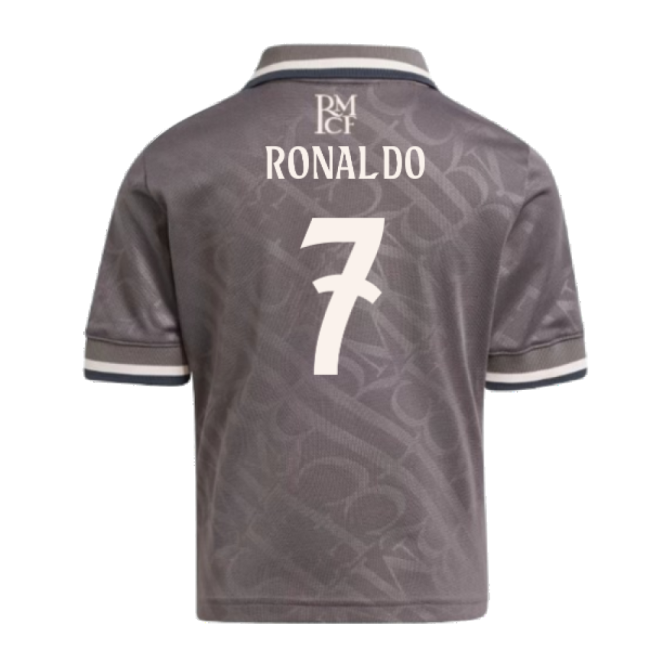 2024-2025 Real Madrid Third Mini Kit (Ronaldo 7)-Football Jersey Hub